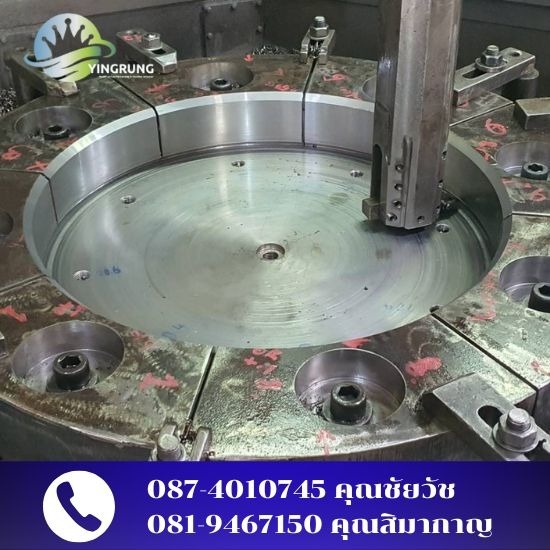 งานเจาะรูโรลเลอร์ ชิ้นงานขนาดใหญ่ สระบุรี - ยิ่งรุ่ง แมชชีน โรงกลึงงานขนาดใหญ่ สระบุรี